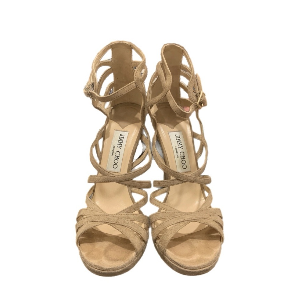 Jimmy Choo Ontario Suede Platform Heels